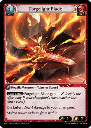 Forgelight Blade (018) - Mercurial Heart