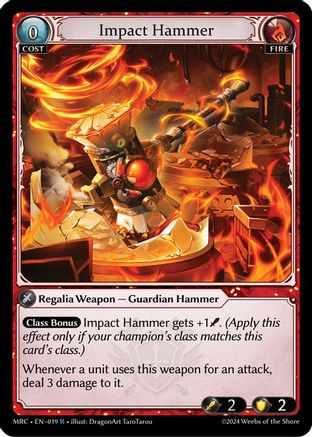 Impact Hammer (019) - Mercurial Heart Foil