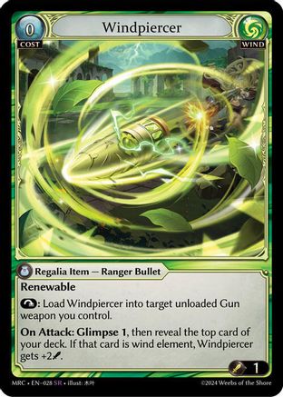 Windpiercer (028) - Mercurial Heart Foil