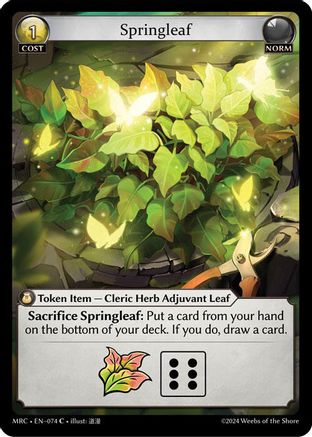 Springleaf (074) - Mercurial Heart Foil