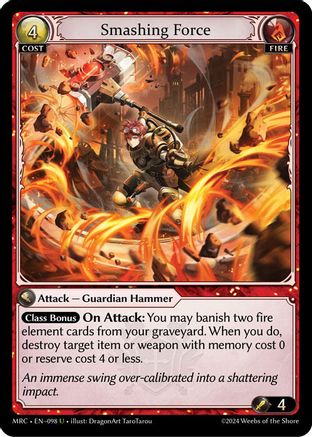 Smashing Force (098) - Mercurial Heart