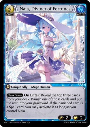 Naia, Diviner of Fortunes (123) - Mercurial Heart