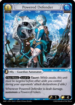 Powered Defender (126) - Mercurial Heart Foil