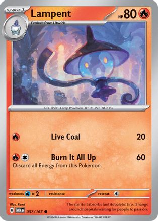 Lampent 037/167  SV06 Twilight Masquerade - Common