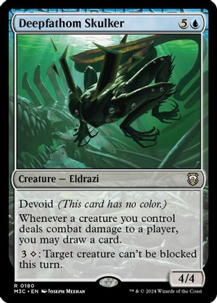 Deepfathom Skulker (Ripple Foil) (M3C-180) - Modern Horizons 3 Commander Foil