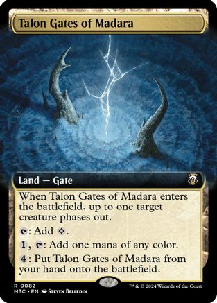 Talon Gates of Madara (Extended Art) (Ripple Foil) (M3C-082) - Modern Horizons 3 Commander Foil
