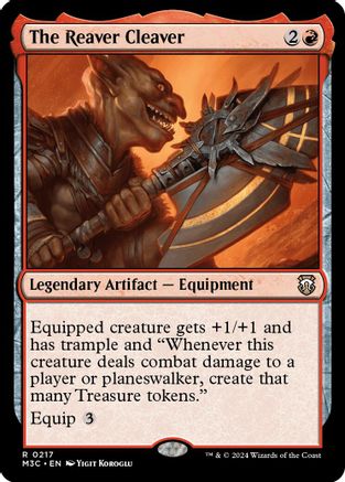 The Reaver Cleaver (Ripple Foil) (M3C-217) - Modern Horizons 3 Commander Foil