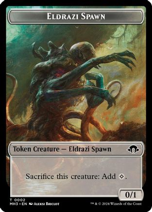 Eldrazi Spawn // Food Double-Sided Token (MH3-2 // 31) - Modern Horizons 3 Foil