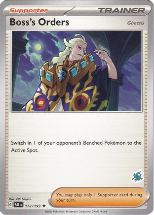 Boss's Orders - Darkrai Deck 172/193  Battle Academy 2024 - Rare