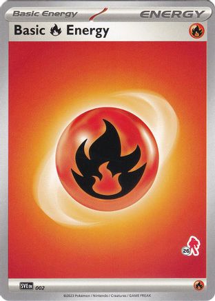 Basic Fire Energy - Armarouge 26  Battle Academy 2024 - Unconfirmed