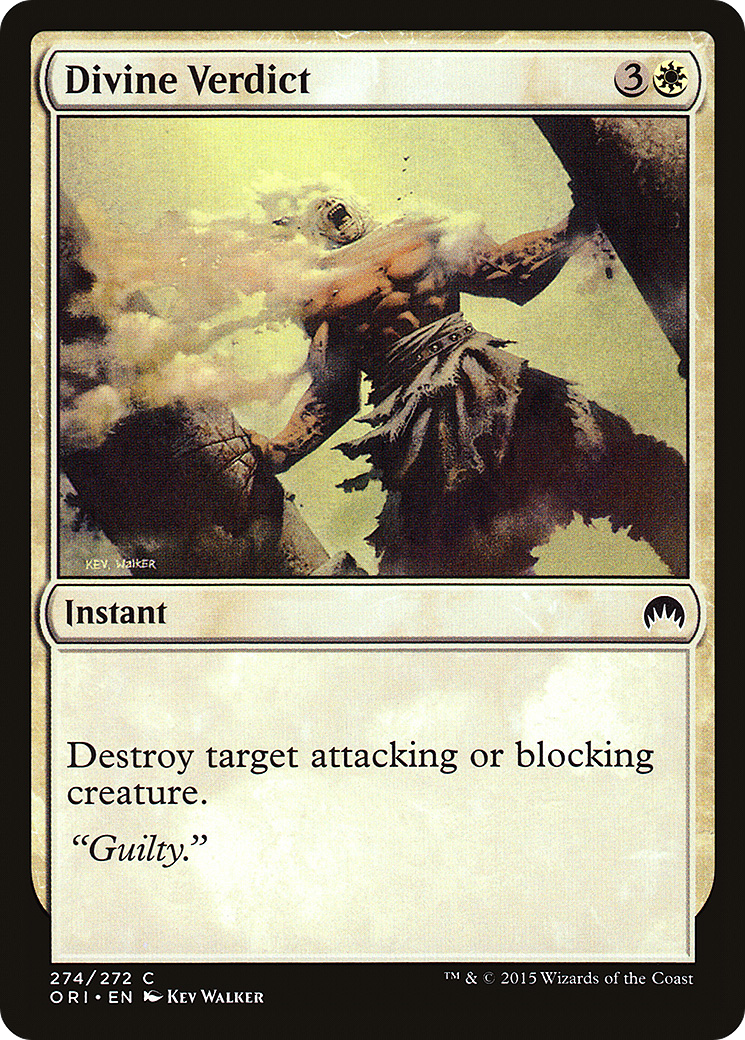 Divine Verdict (ORI-274) - Magic Origins Foil