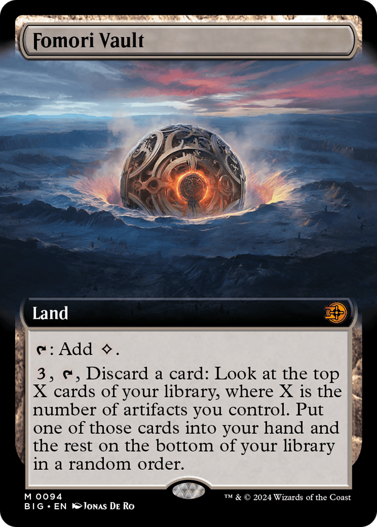 Fomori Vault (Extended Art) (BIG-094) - The Big Score: (Extended Art) Foil