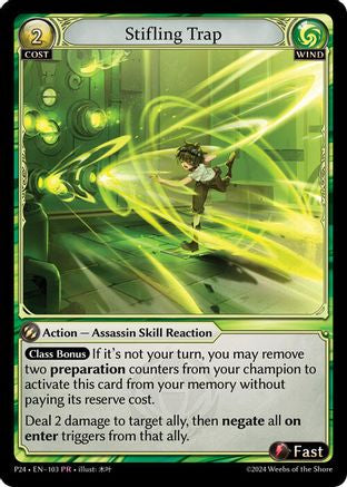 Stifling Trap (103) - Promotional Cards Foil