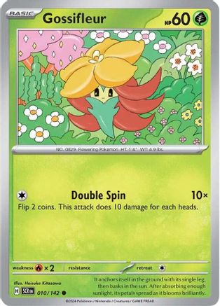 Gossifleur 010/142  - Reverse Holofoil SV07 Stellar Crown - Common