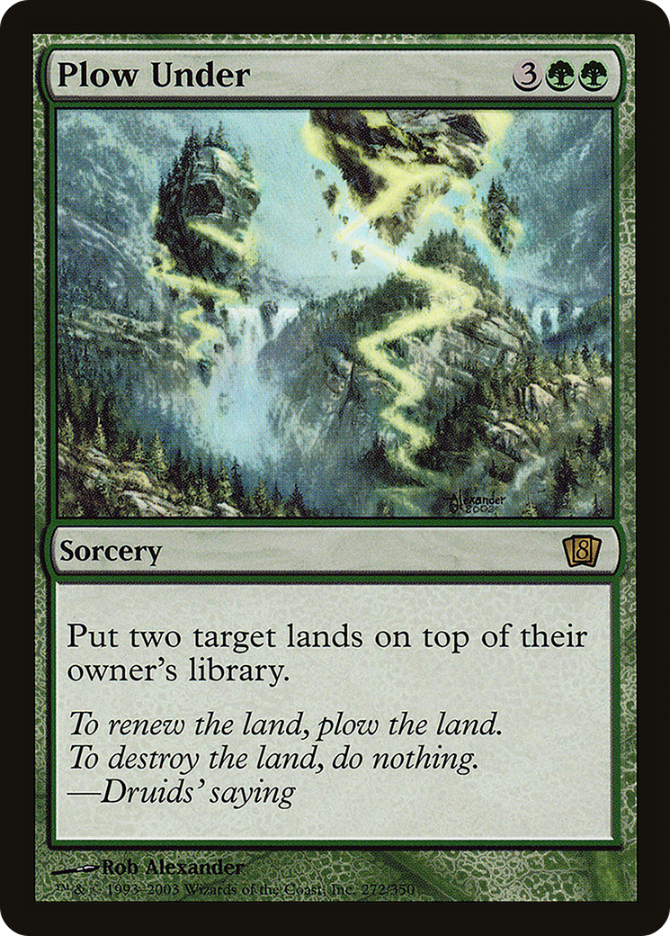 Plow Under (8ED-272★) - 8th Edition