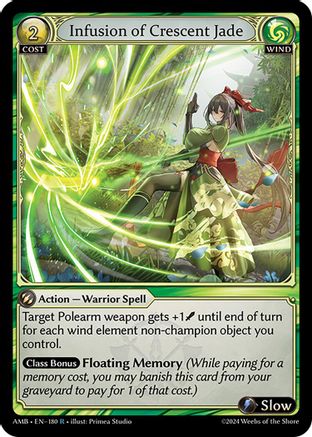 Infusion of Crescent Jade (180) - Mortal Ambition