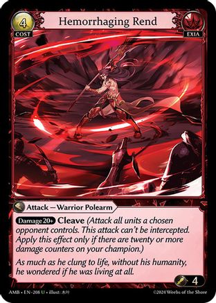 Hemorrhaging Rend (208) - Mortal Ambition