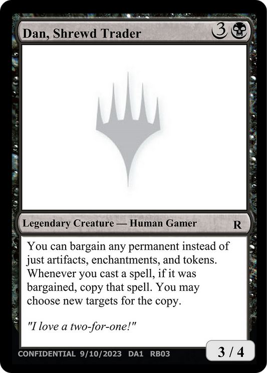 Dan, Shrewd Trader (UNK-RB03B) - Unknown Event