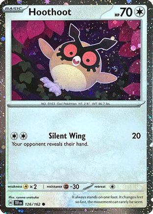 Hoothoot (Cosmos Holo) 126/162  - Holofoil Miscellaneous Cards & Products - Promo