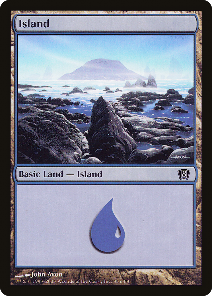 Island (8ED-335★) - 8th Edition