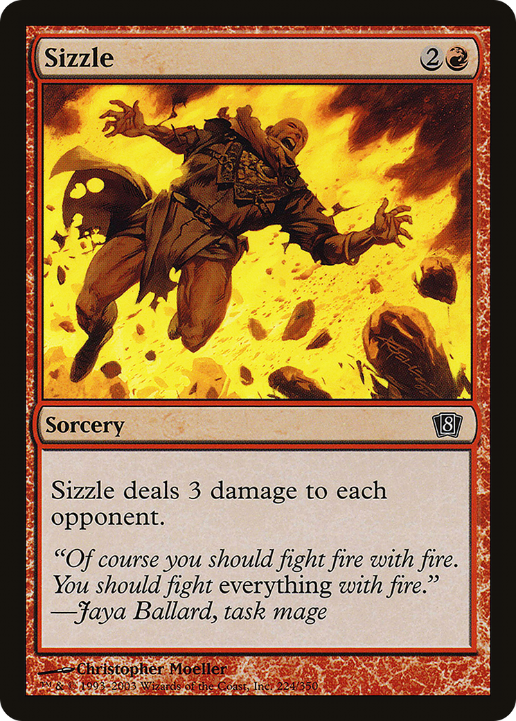 Sizzle (8ED-224★) - 8th Edition Foil