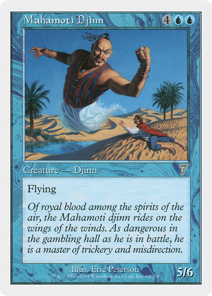 Mahamoti Djinn (7ED-84★) - 7th Edition Foil