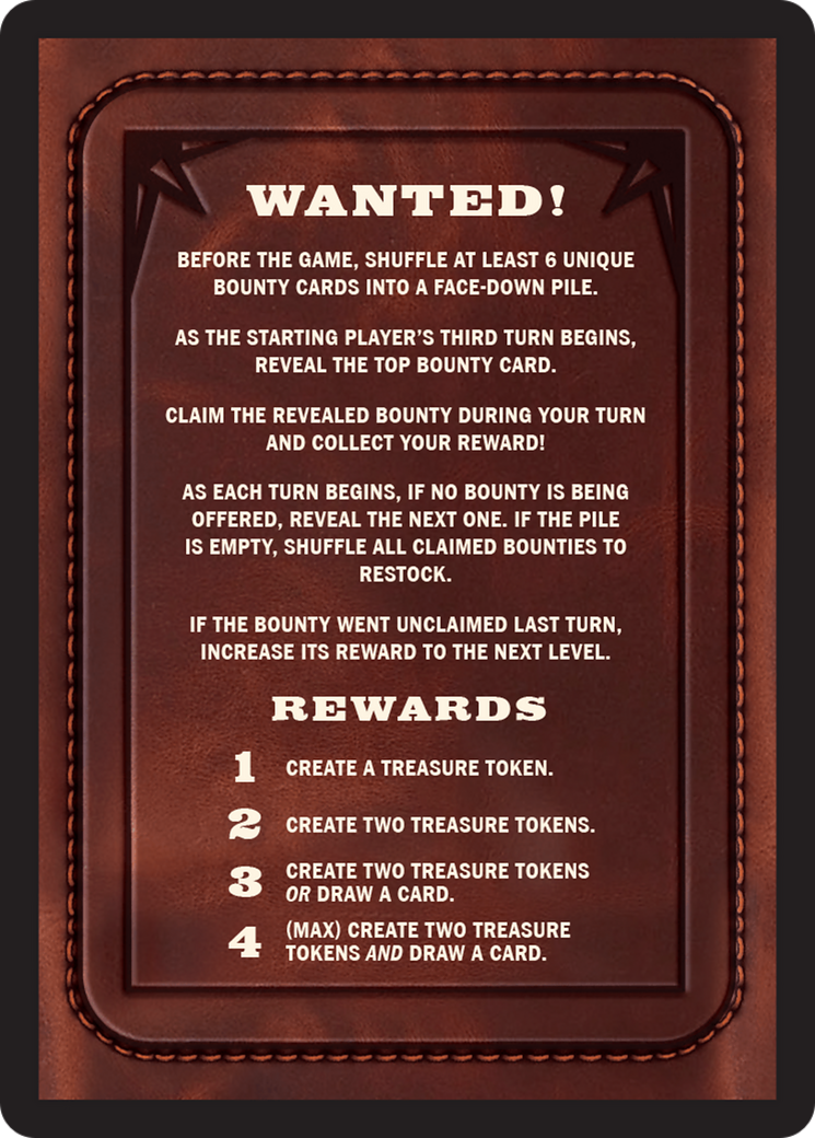 Bounty: Lord Fajjal // Wanted! (TOTC-033) - Outlaws of Thunder Junction Commander Tokens Foil