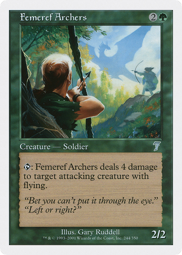 Femeref Archers (7ED-244★) - 7th Edition Foil