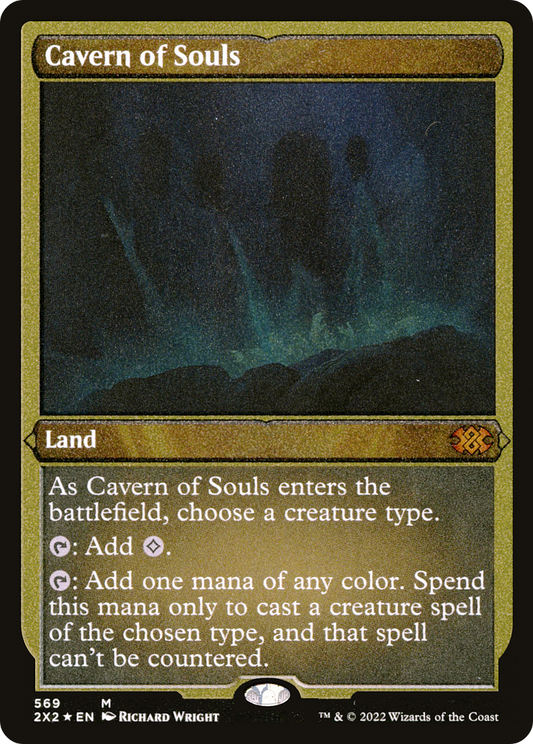 Cavern of Souls (Foil Etched) (2X2-569) - Double Masters 2022 Foil