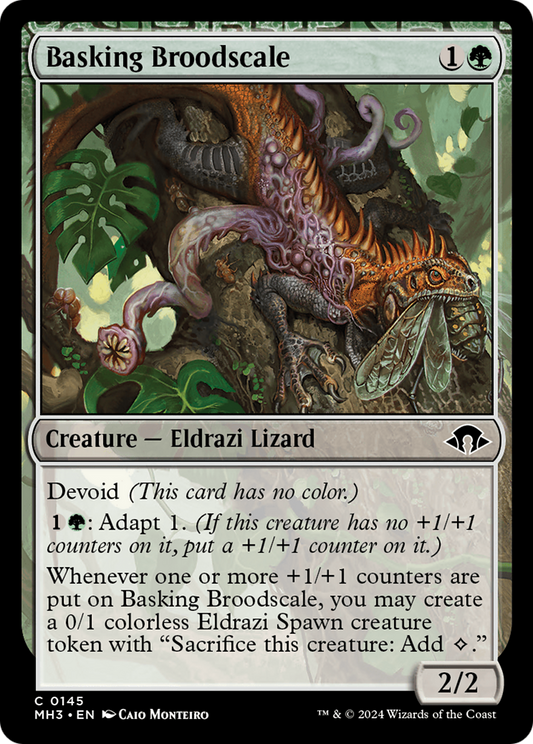 Basking Broodscale (MH3-145) - Modern Horizons 3: (devoid) Foil
