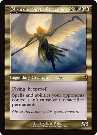 Sigarda, Host of Herons (Retro Frame) (INR-434) - Innistrad Remastered Foil