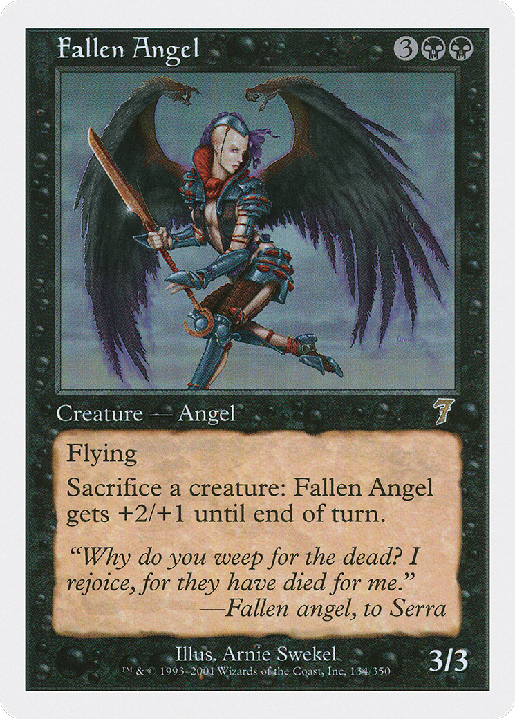 Fallen Angel (7ED-134★) - 7th Edition Foil