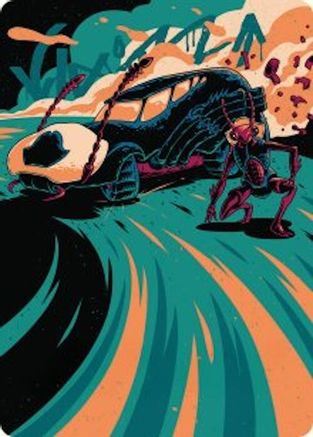 Carrion Cruiser Art Card (AADFT-039) - Art Series: Aetherdrift