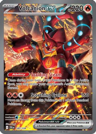 Volcanion ex 182/159  - Holofoil SV09 Journey Together - Special Illustration Rare
