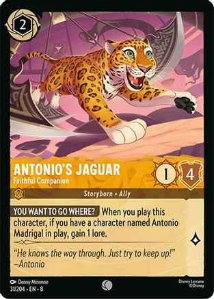 Antonio's Jaguar - Faithful Companion (31/204) - Reign of Jafar