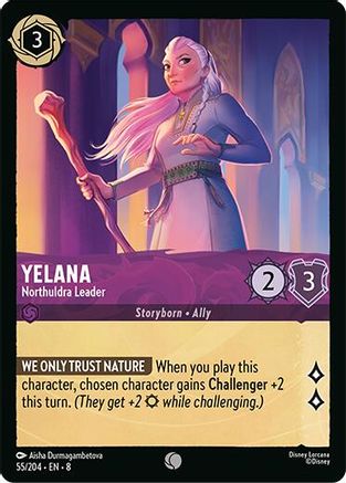 Yelana - Northuldra Leader (55/204) - Reign of Jafar Cold Foil