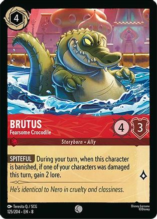 Brutus - Fearsome Crocodile (125/204) - Reign of Jafar