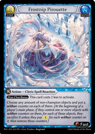 Frostnip Pirouette (053) - Promotional Cards