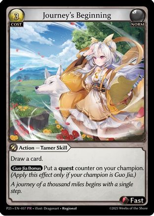 Journey's Beginning (057) - Promotional Cards Foil