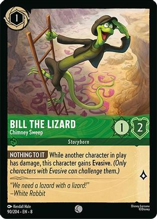 Bill the Lizard - Chimney Sweep (90/204) - Reign of Jafar Cold Foil