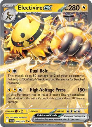 Electivire ex 069/182  - Holofoil SV10 Destined Rivals - Double Rare