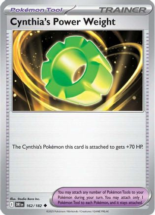Cynthia's Power Weight 162/182  SV10 Destined Rivals - Uncommon