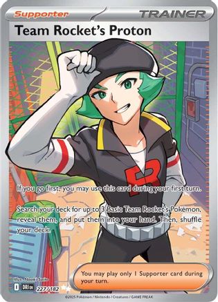 Team Rocket's Proton 227/182  - Holofoil SV10 Destined Rivals - Ultra Rare
