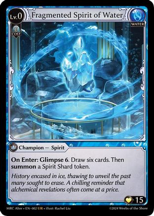 Fragmented Spirit of Water (2) - Mercurial Heart Alter Edition