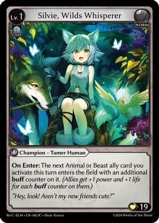 Silvie, Wilds Whisperer (002) - Silvie Slime Sovereign Re Collection Lite
