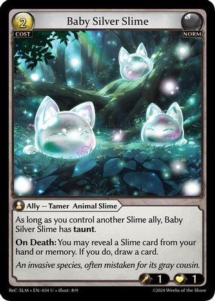 Baby Silver Slime (013) - Silvie Slime Sovereign Re Collection Lite