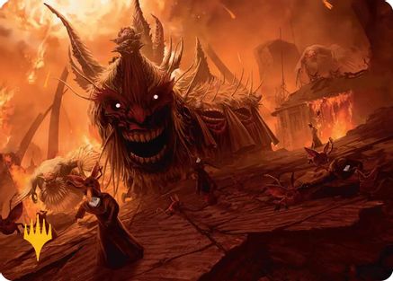 The Final Days Art Card (Gold-Stamped Planeswalker Symbol) (AAFIN-006) - Art Series: FINAL FANTASY