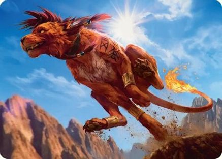 Red XIII, Proud Warrior Art Card (AAFIN-030) - Art Series: FINAL FANTASY