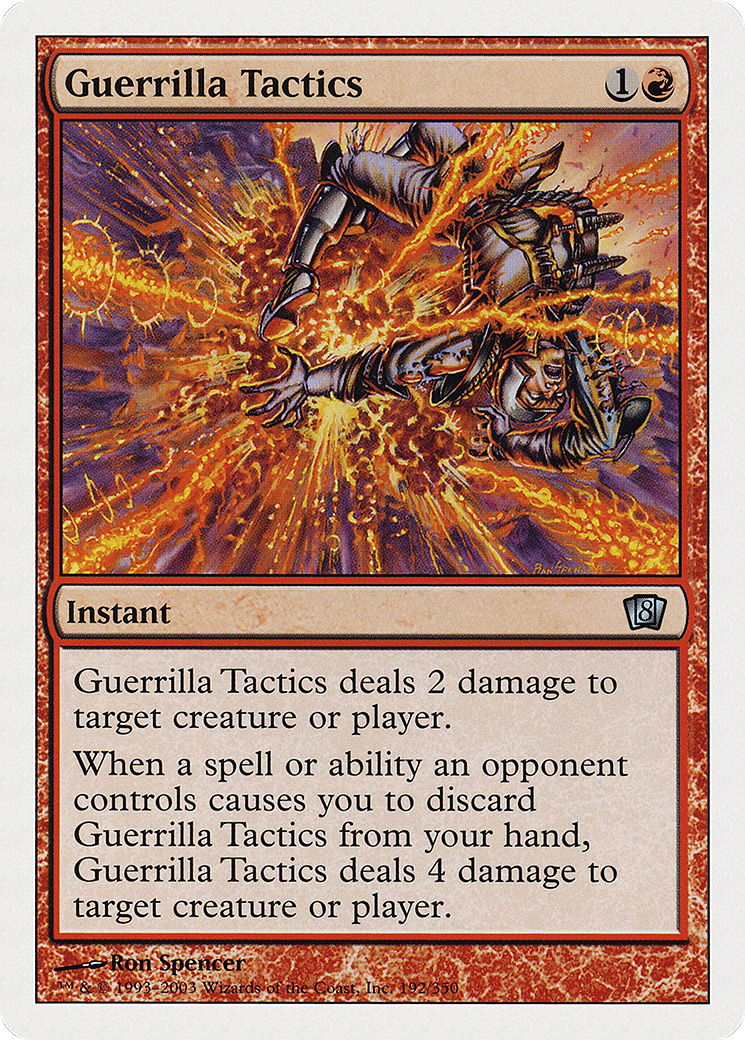 Guerrilla Tactics (8ED-192★) - 8th Edition Foil