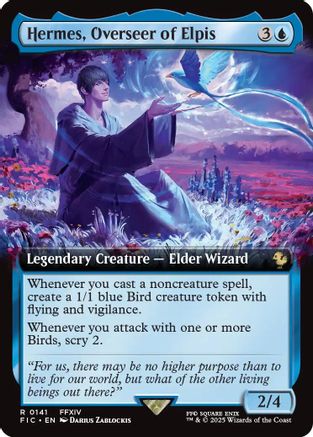 Hermes, Overseer of Elpis (Extended Art) (FIC-141) - Commander: FINAL FANTASY Foil
